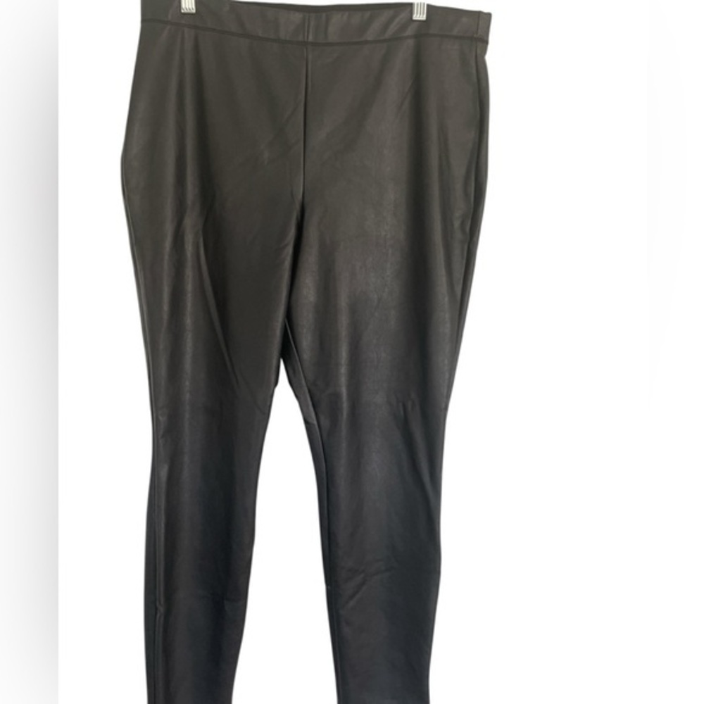 Express Black Faux Leather Pants in size xlg